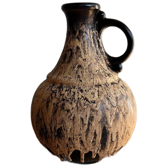 Xxl West Germany Fat Lava Kruik Vaas Vintage 1