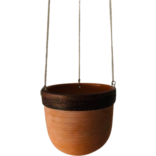 Terracotta Hangende Plantenpot 1