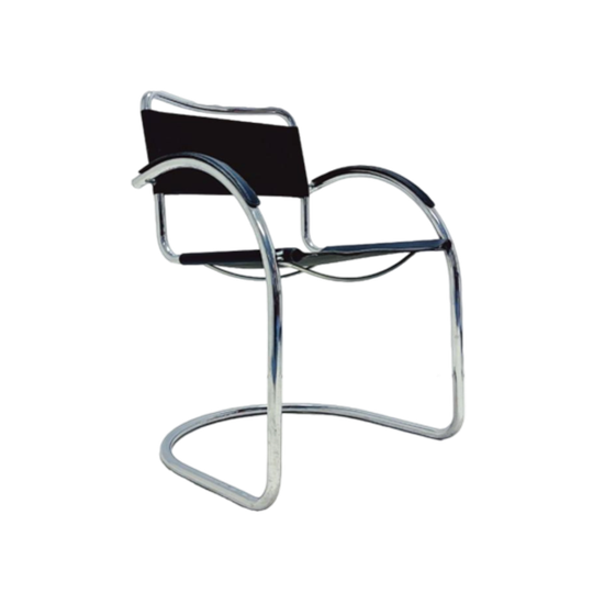 Vintage Buisframe Stoelen Set 1