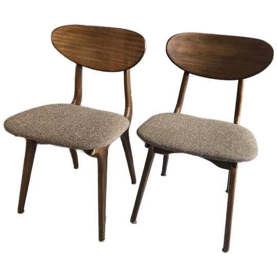 Set Vintage Louis van Teeffelen Eettafelstoelen Jr. 60 1