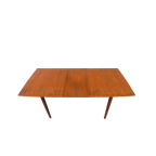 Vintage Eettafel Tafel Jaren60 Teakhout Uitschuiftafel Ovaal thumbnail 1