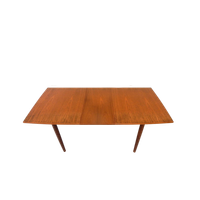 Vintage Eettafel Tafel Jaren60 Teakhout Uitschuiftafel Ovaal