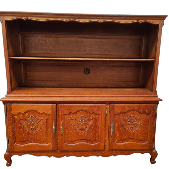 Vintage Louis Xv Wandkast Buffetkast Dressoir Boekenkast 1