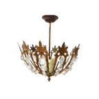 Retro Vintage Hanglamp Antiek Goud Kleur Plafondlamp thumbnail 1