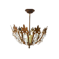 Retro Vintage Hanglamp Antiek Goud Kleur Plafondlamp