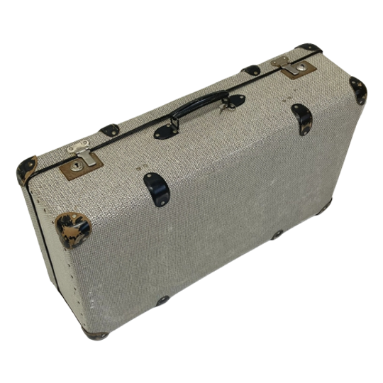 Grote Vintage Koffer Suitcase Brocante 1