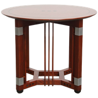 Mooie Ronde Schuitema Bijzet/salontafel Uit De Decoforma Serie In Art Deco Stijl