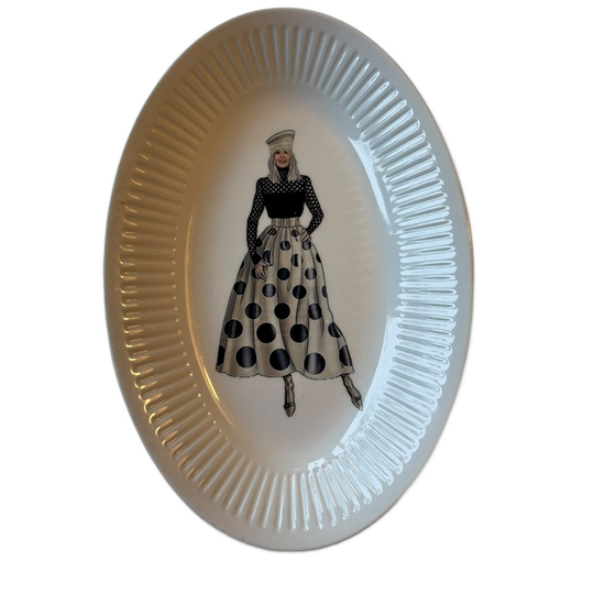 Vintage Ovaal Wandbord Diane Keaton 1