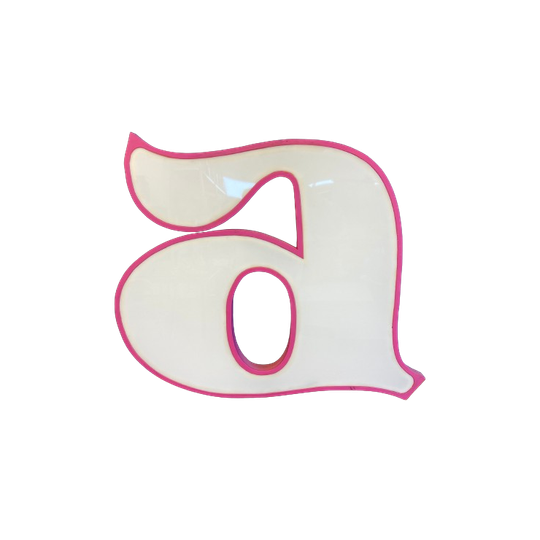 Kunststof Letter A 1