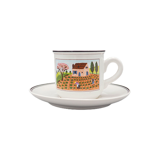 Villeroy & Boch Naif Koffiekop En Schotel 0,2 L 1