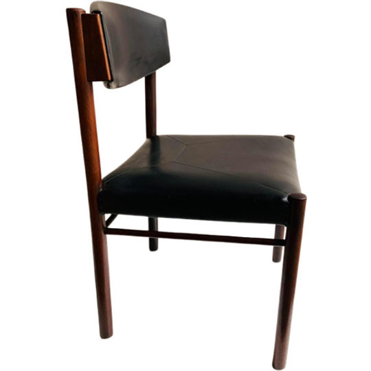 Fristho Rosewood Eetkamerstoelen (6) Jaren 60 1