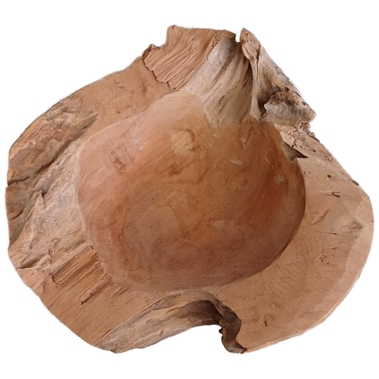 Grote Teakhouten Schaal 1