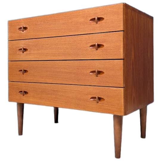 Vintage Ladekast, Bramin Møbler, Jaren 60 1