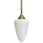 Opaline Plafondlamp In De Vorm Van Een Druppel, 1970’s thumbnail 1