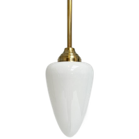 Opaline Plafondlamp In De Vorm Van Een Druppel, 1970’s