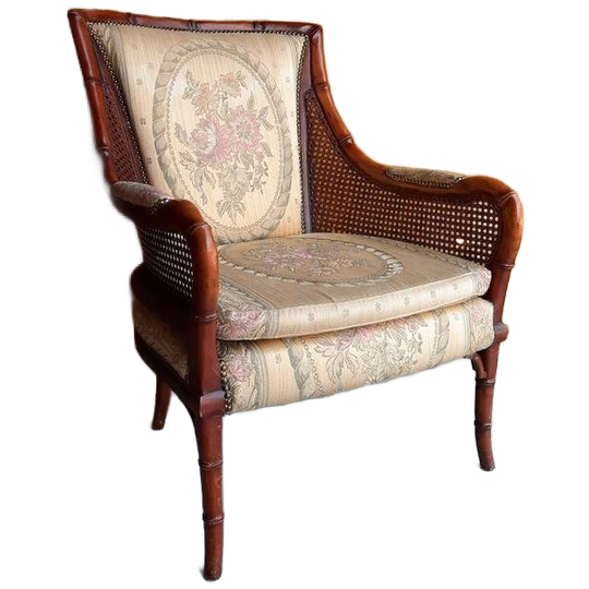 Vintage Giorgetti Fauteuil Met Webbing, Italiaans Design 1