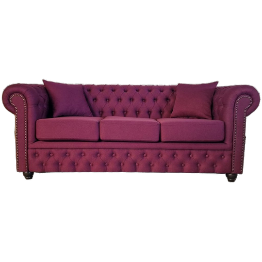 Chesterfield Bank Bahama Bessenroze (3-zits) 1