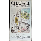 Marc Chagall (1887-1985), Aragon- Malraux, Foundation Maeght, thumbnail 1