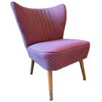 Vintage Cocktailstoel / Fauteuil Met Originele Bekleding