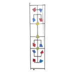 Colorful Metal Room Divider 1960S thumbnail 1