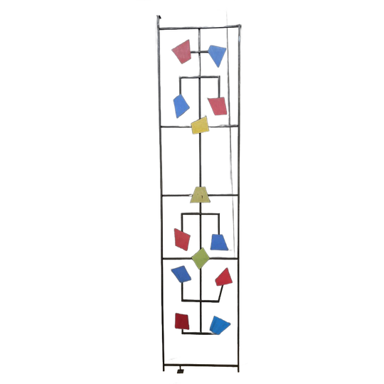 Colorful Metal Room Divider 1960s 1