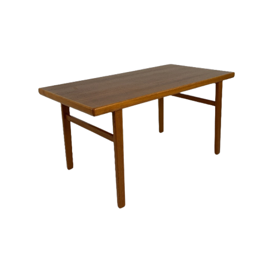Scandinavisch Vintage Teak Fineren Koffietafel Salontafel 1