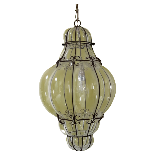 Pd35 – Zeer Groot- Venetiaanse Hanglamp – Murano Xl