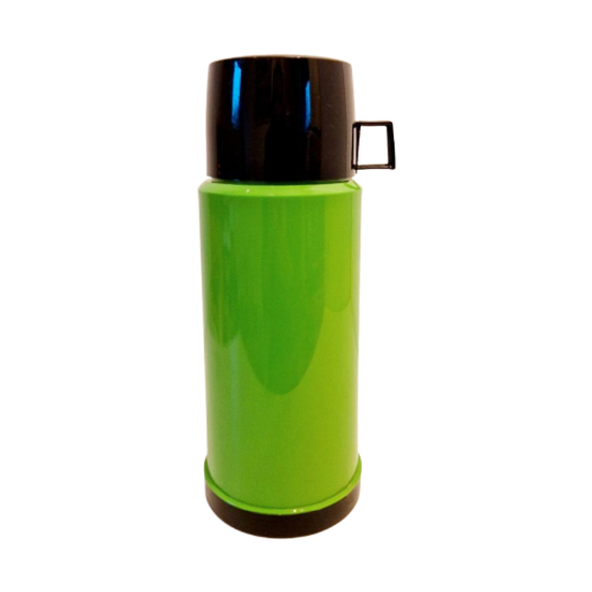 Vintage Thermoskan Knalgroene Koffiekan Met Beker 1