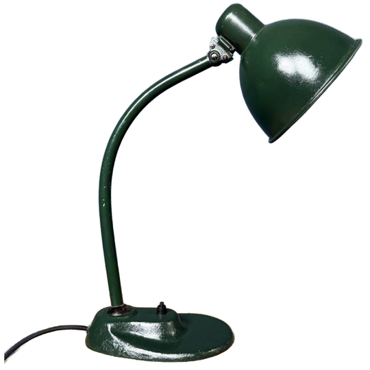 Donkergroene Bauhaus Bureaulamp 1