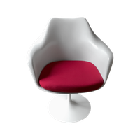 Knoll International Knoll Saarinen Tulip Armchair Wit