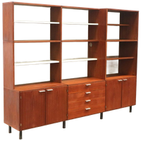 Groot Vintage Wandmeubel / Dressoir Van Cees Braakman Voor Pastoe ‘Made To Measure’