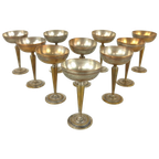 Set Van 10 Verzilverde Mini Coupes thumbnail 1
