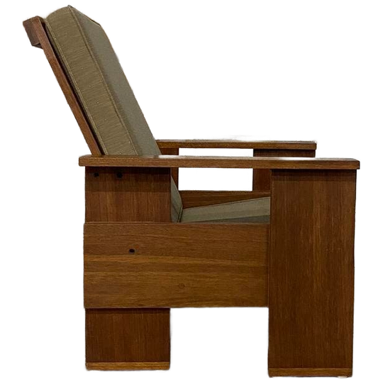 Vintage Kratstoel, Gerrit Rietveld, Amsterdamse School. 1