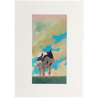 Leo Van Den Herik - Koe In De Avond - Aquarel - 2008