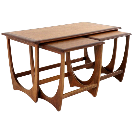 G Plan Salontafel Met Bijzettafels Nesting Tables Vintage 1