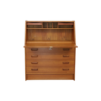 Vintage Deense Secretaire / Ladekast Teak, 1960S