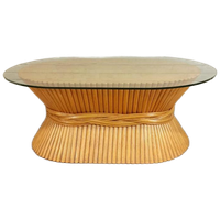 Vintage Mcguire Korenschoof Salontafel