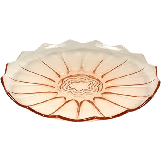 Roze Vintage Serveerschaal | Kerst 1