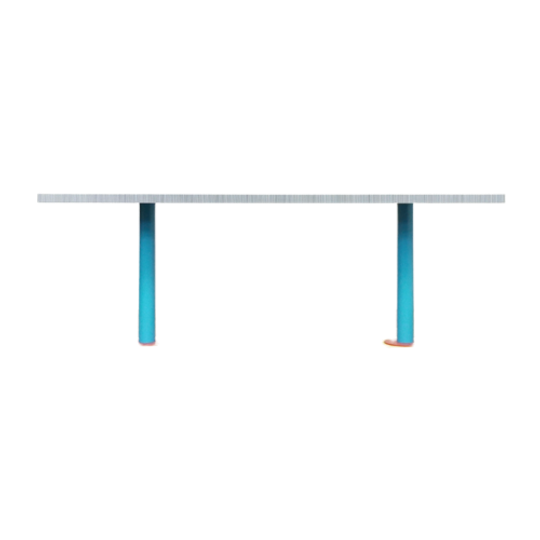 Post Modern Dining Table Kroma By Antonia Astori For Driade 1