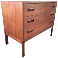 Vintage Deense Ladekast In Teak 1960