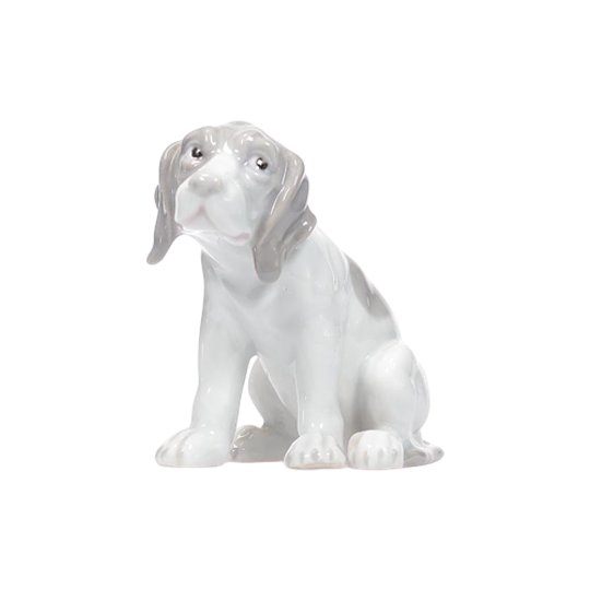 Gebrüder Heubach Porseleinen Hond 1