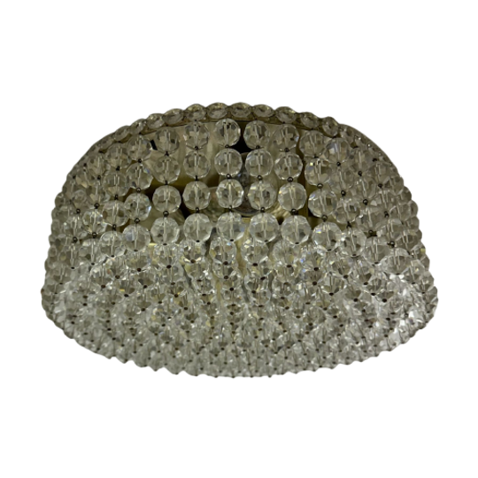 Flush Mount With Swarovski Crystals , 1970s 1