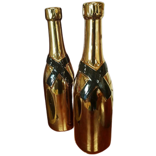 Nieuwe Champagne Bottle Vase, Vaas....Chique De Friemel🥂🥂