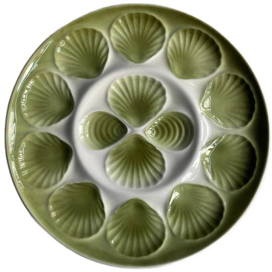 Oesterbord Groot Groen Wit 1