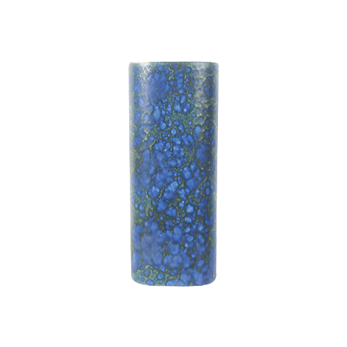 Cilinder Vintage Vaasje In Groen En Blauw