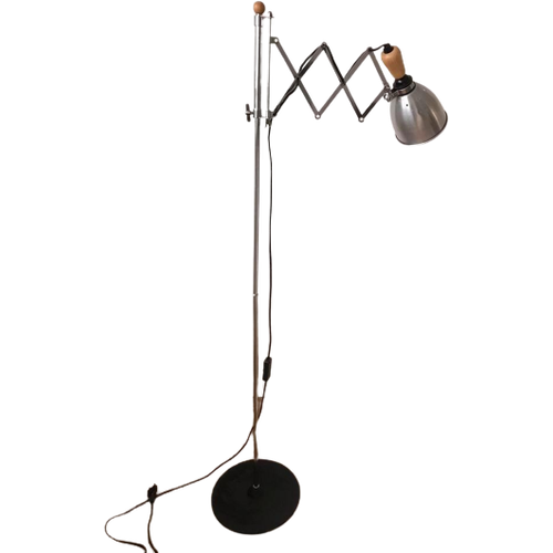 Reotro Schaarvormige Vloerlamp, 1950 Vintage