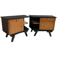 Set Nachtkastjes Vintage Black