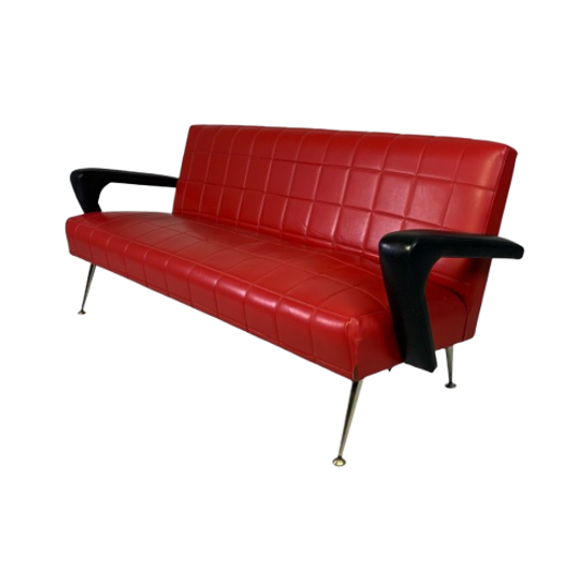 Met Skai Bekleedde Rockabilly Bank, Jaren 50 1