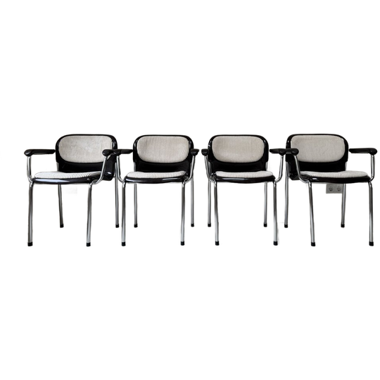 Vier Vintage Stoelen Model Sm400k Van Drabert Ontworpen Door Gerd Lange 1