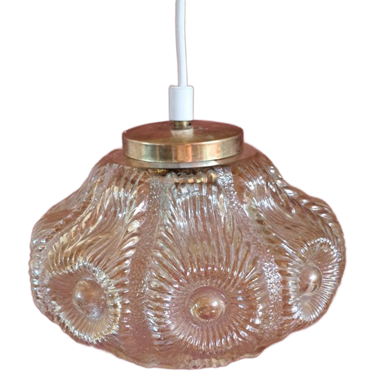 Vintage Hanglamp Kristalglas 1
